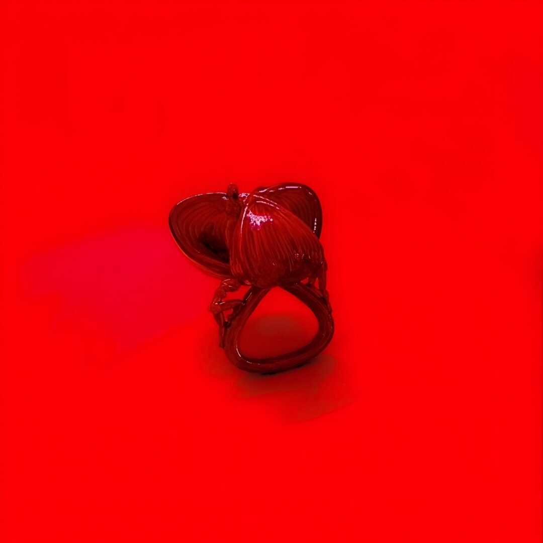 ,,Threshold" porcelanowy pierścionek