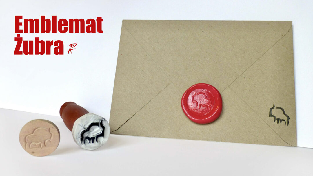 Emblemat Żubra - stempel 2 w 1