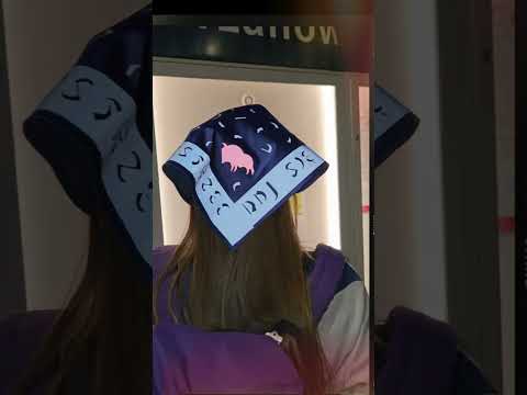 Odblaskowa chustka "Daj się dostrzec"