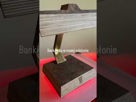 Lampa Bankierka z Siłą Żubra