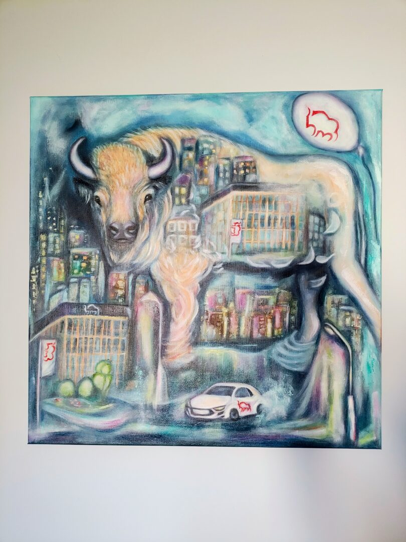 "Żubr strażnik miasta"