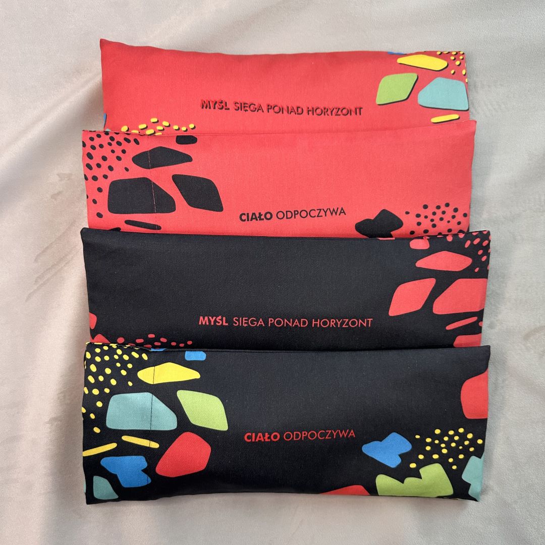 Obciążeniowe poduszeczki na oczy (z lnem i lawendą)