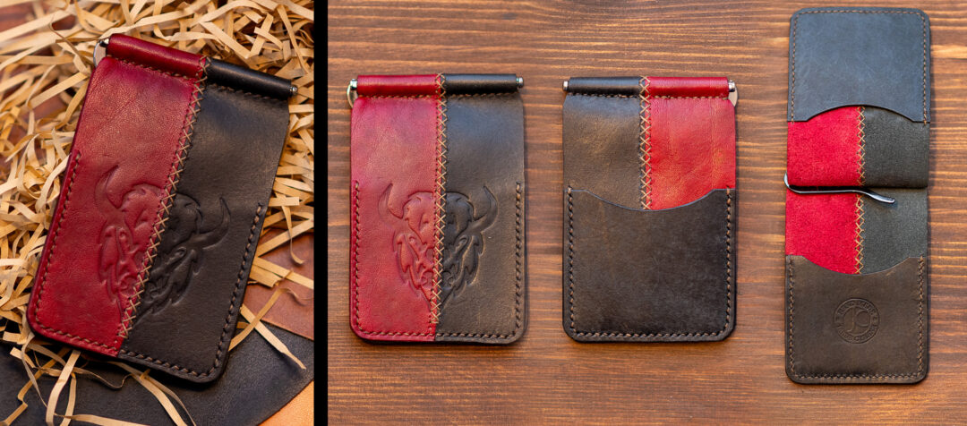 Minimalistyczny skórzany portfel