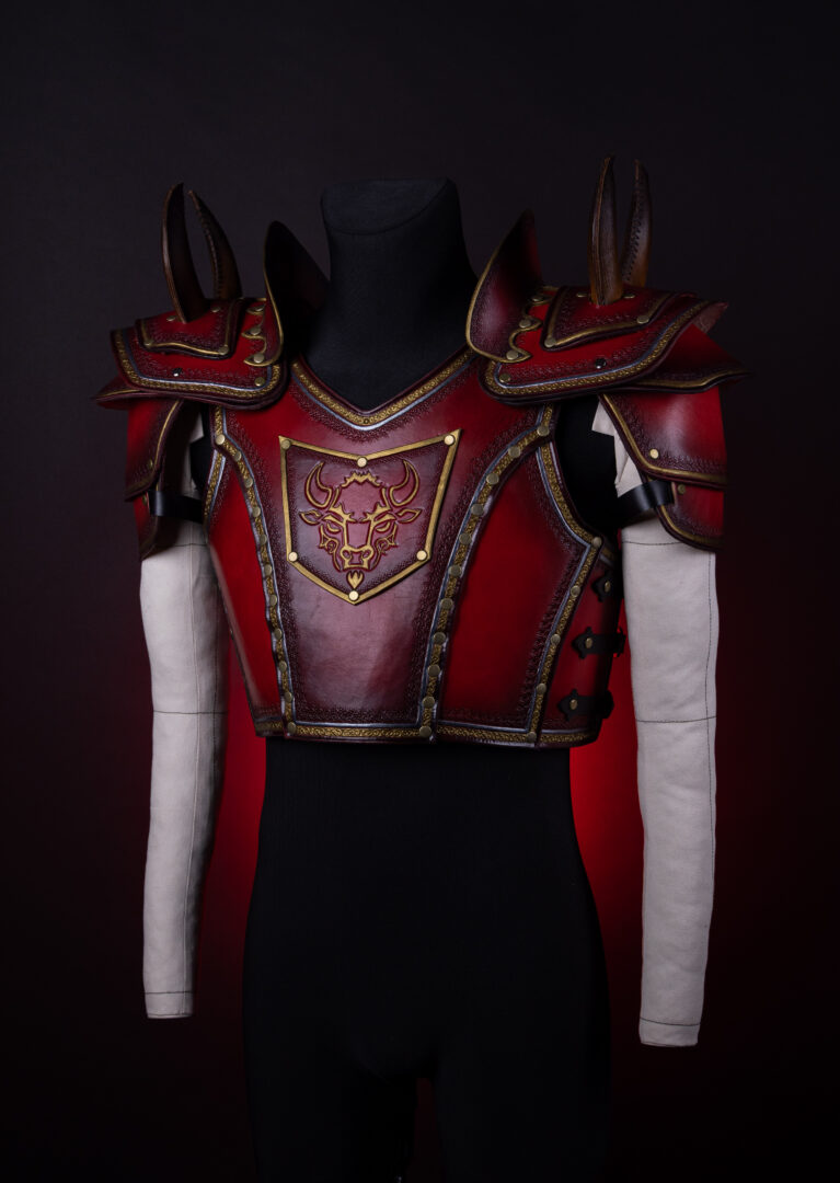 Skórzana zbroja fantastycznej odwagi