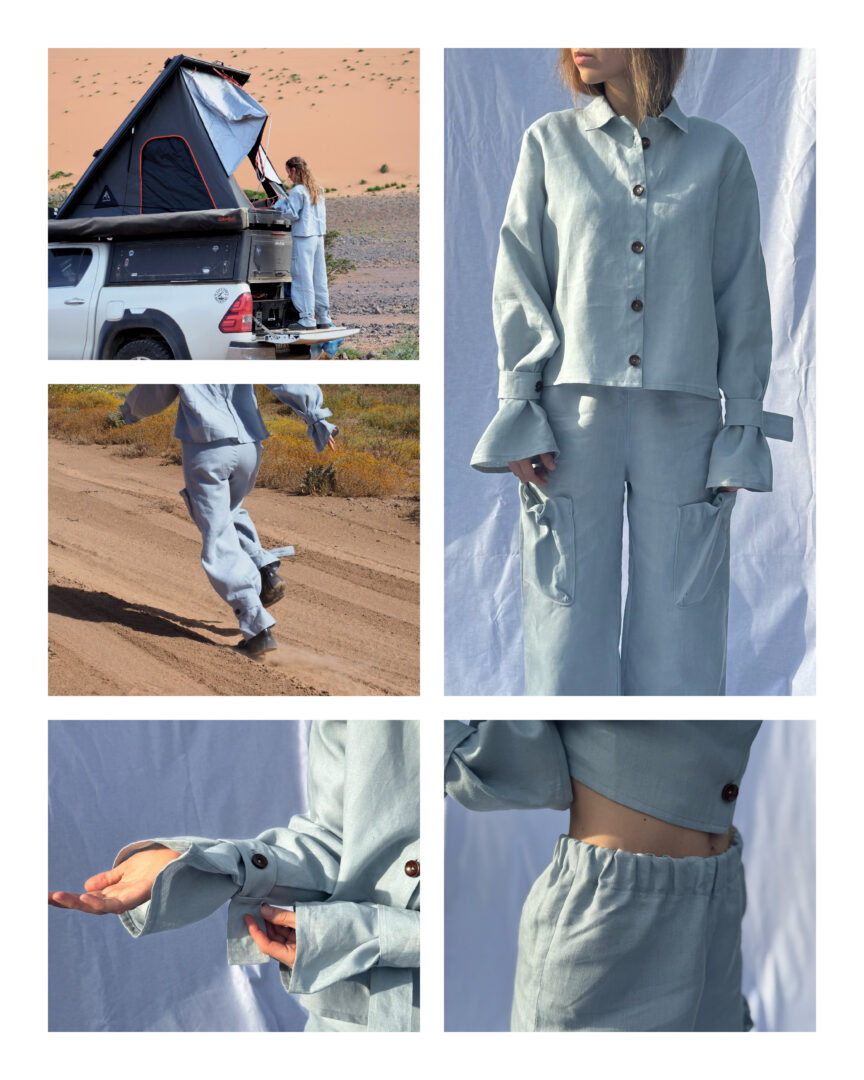 Projekt odzieży dedykowany podróżom