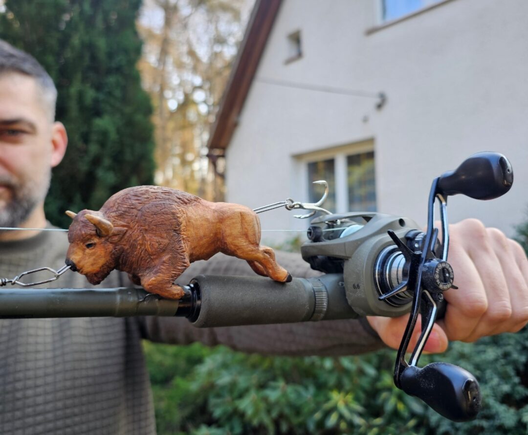 ŻUBR IDZIE NA ŁOWY